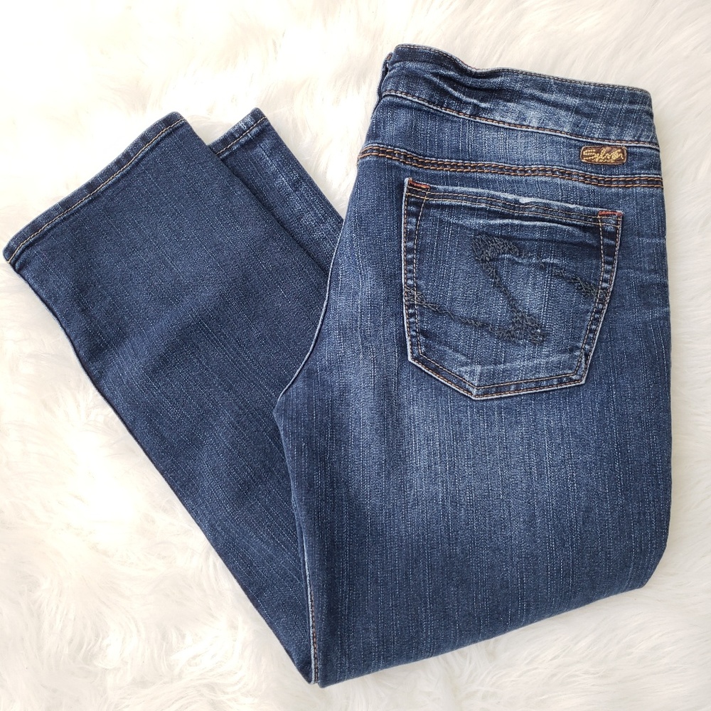 Silver Jeans Tyler Women's Capri Crop Denim